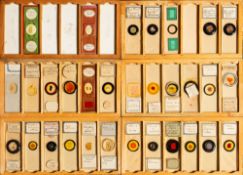 A collection of late19th/early 20th century microscope slides