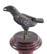 A ROMAN BRONZE MODEL OF AN EAGLE, CIRCA 1ST CENTURY B.C. incised decoration (legs missing),4cm. high