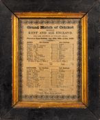 CRICKET. 'Grand Match of Cricket between Kent and All England