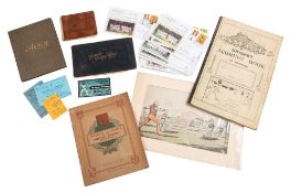 CRICKET. Two autograph books,