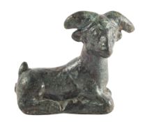 A ROMAN BRONZE MODEL OF A RECUMBENT RAM, CIRCA 2ND-3RD CENTURY A.D., 1⅜in. (3.5cm.) high
