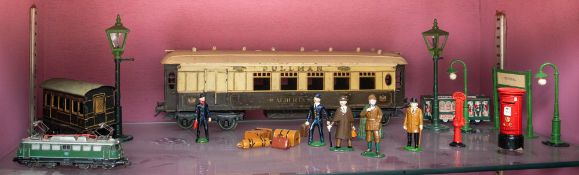 A Hornby O Guage Pullman passenger coach, 'Alberta',
