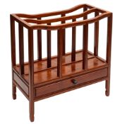 An Anglo-Chinese stained hardwood Canterbury,