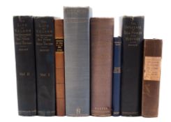 NAVAL. A collection of eight vols., including: DEBRETT, J. (pub.).