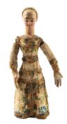 A 19th century Continental wooden marionette,