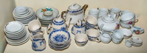 A collection of early 20th century and later children's part tea services