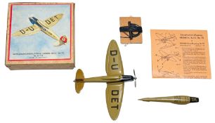 Lehman Set 817B 'Heinkel-Blitz He70' tinplate aeroplane 'D-U DET',