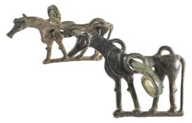 A LURISTAN BRONZE HORSEBIT CIRCA 8TH CENTURY B.C.