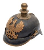 A late 19th century Prussian Artillery pickelhaube,