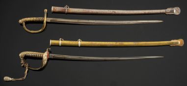 A late 19th/early 20th century miniature Royal Navy regulation pattern officer's sword