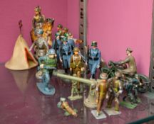 Britain's and similar, a collection of various German infantry, British army dispatch rider,