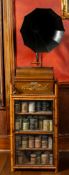 An oak cased Edison Type 3 'Home' phonograph, with Cygnet No.
