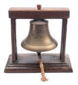 The ship's bell from the MV 'Assiduity',