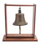 An early 20th century ships bell 'Dilivara' , London 1930,