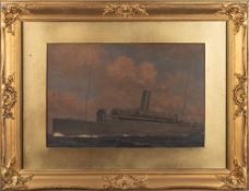 British School, 20th Century' - 'Painted on H M S Almanzora during 1914/18 War.