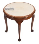 A First Class Lounge circular mahogany table from the New Zealand Shipping Company vessel MV