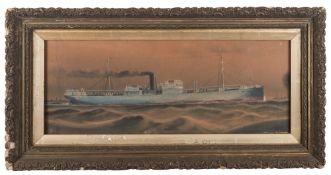 Charles Kensington (British, 20th Century) - A ship portrait of 'S S Port Campbell'
