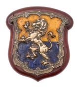 An unofficial bronze boat badge for HMS 'Barham',