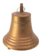 The ship's bell for the Dutch fishing vessel 'Berendina' 1981,