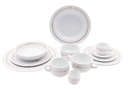 A collection of tableware from the P&O ocean liner SS 'Canberra',