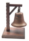 The ship's bell for the MV 'Cemenco' , 1974,