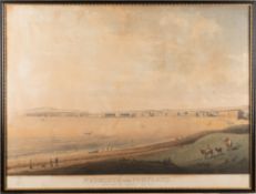 J Bluck after John William Upham (British,1772 -1828) - Weymouth from the Look-out