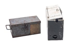 A pair of Royal Navy Aldis lamps