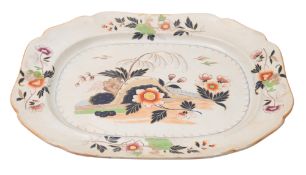 A Victorian Peninsular & Oriental Steam Navigation Company ironstone serving plate of 'Imari'