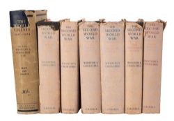CHURCHILL, Winston. The Second World War, 6 vols., 1st editions, London: Cassell & Co. Ltd.