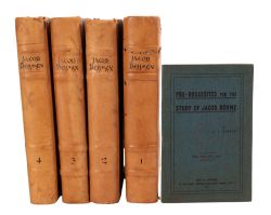 BÖHME, Jacob. The works of Jacob Behmen, the Teutonic Theosopher ...
