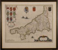 KEERE, Pieter van den; BLAEU, Johannes; et al. A Collection of 13 County and Regional Maps, [v.p.