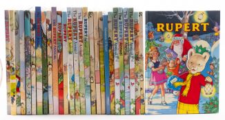 RUPERT ANNUALS. A collection of 49 vols.