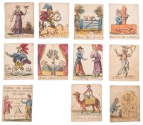 RIDDLE CARDS, Georgian or Regency.