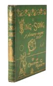 ROSSETTI, Christina. Sing-Song. A Nursery Rhyme Book...