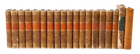 SCHILLER, Friedrich. Sämmtliche Werke, 17 vols. (only, lacks vol. 3), Stuttgart und Tübingen: J. G.