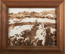 Leonard Bennetts (New Zealander, 1933-2005) - 'Rawhiti Domain NZ' - Watercolour study - 17 x 12cm,