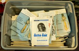 Arms & Armour. A large collection of London Arms Fair and auction room catalogues.