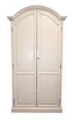 An Oka painted wooden wardrobe, modern.