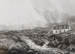 N Ward (20th Century) - 'Breydon' - Limited edition etching 27/48 - Signed and dated '93 lower