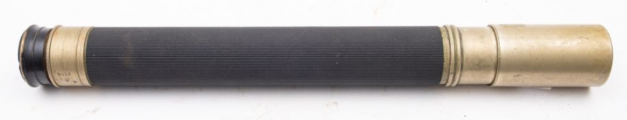 A WWII period single draw telescope by W Ottway & Co Ltd, No.2454.