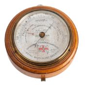 An early 20th century Shipwrecked Fishermen & Mariners Royal Benevolent Society circular aneroid