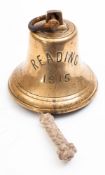 A WWI period ship's bell 'Reading' 1915,