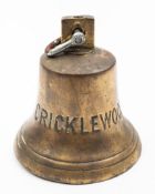 A 6 inch ship's bell 'Cricklewood',