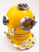 A reproduction Morse Mark V diving helmet,