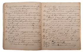 A late 19th century midshipman's journal for the Royal Navy Emerald-class composite screw corvette