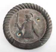 A 6 inch bronze tompion for the Royal Navy V- class flotilla leader HMS 'Valorous',