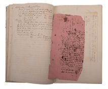 A late 19th century log for the W. Johnson & Co screw steamer SS 'Incemore', kept by C.