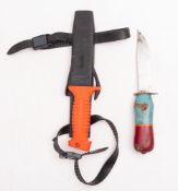 An Italian Nouva Rade Inox scuba knife,