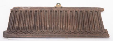 A section of oak paneling from RMS 'Mauretania',