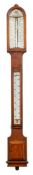 An early 20th Century Admiral Fitzroy Storm barometer, maker Nagretti & Zambra, London,